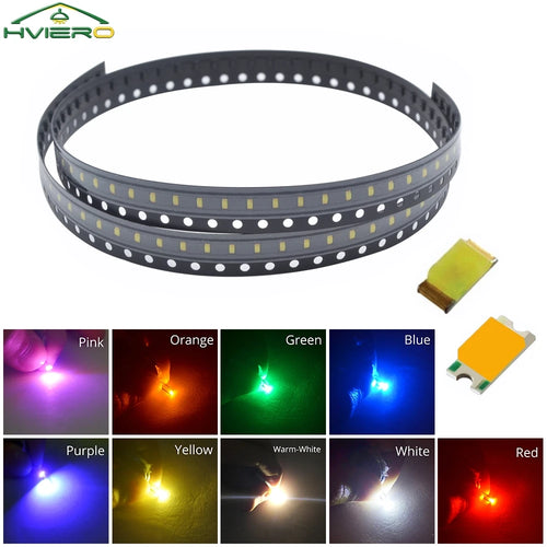 100pcs 0603 SMD LED Beads White Yellow Blue – DIY Diodes SMD LED Diodes Oasis Select