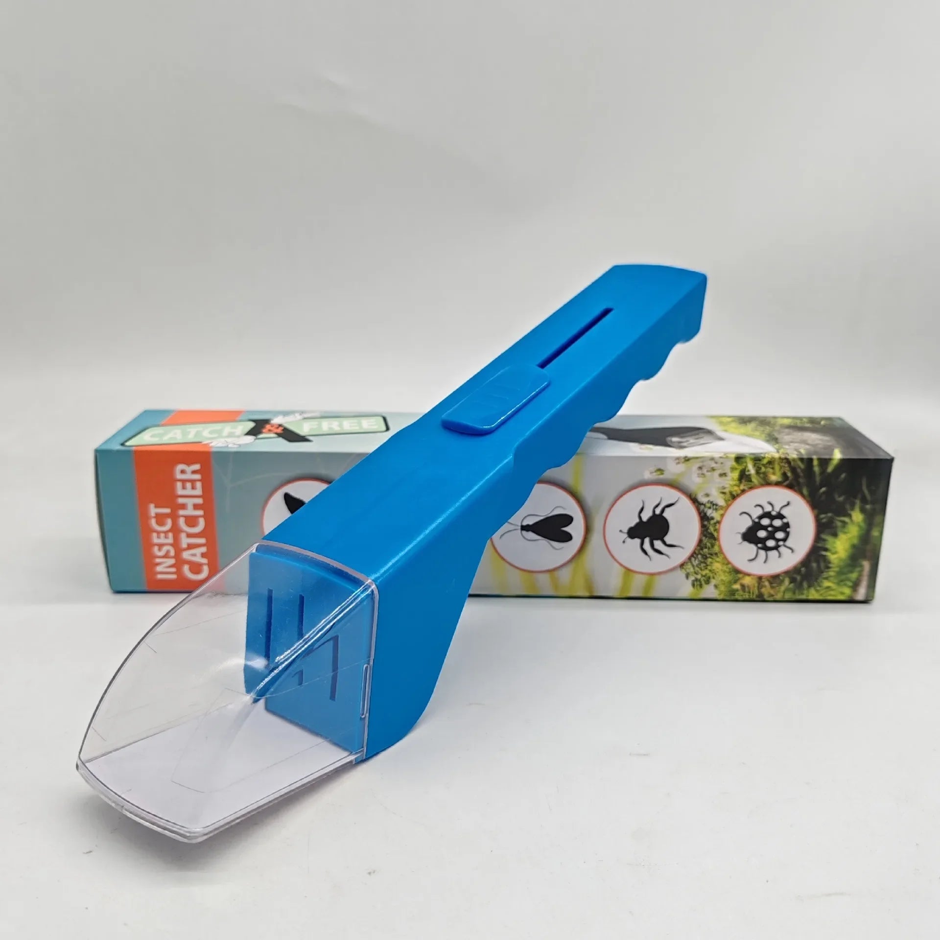 Handheld Insect Catcher for Efficient Spider, Bee, and Insect Trapping at Home Oasis Select BC-Blue