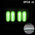 2pcs Car Parking Aid Guide Markers & Wheel Alignment Stickers,Low-Light Visibility Parking Lines, Beginner Driver Assistance Oasis Select A5