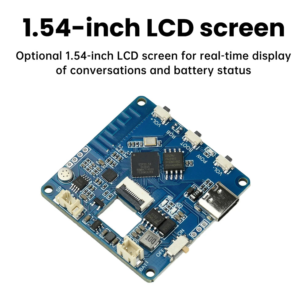 ESP32-AI WIFI Voice Chat Module Intelligent Voice Assistant Supports Xiaozhi AI/Deepseek/Qwen Models Type-C Interface Oasis Select