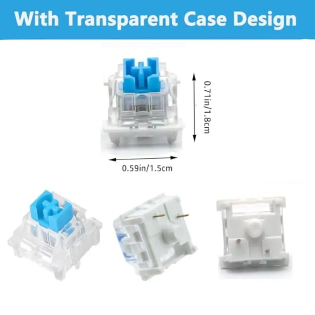 36Pcs Keyboard Switch Keyboard Clicker Key 3 Pin Tactile Switch For MX FOR Outemu RGB FOR Redragon FOR E-Yooso Replacement Oasis Select
