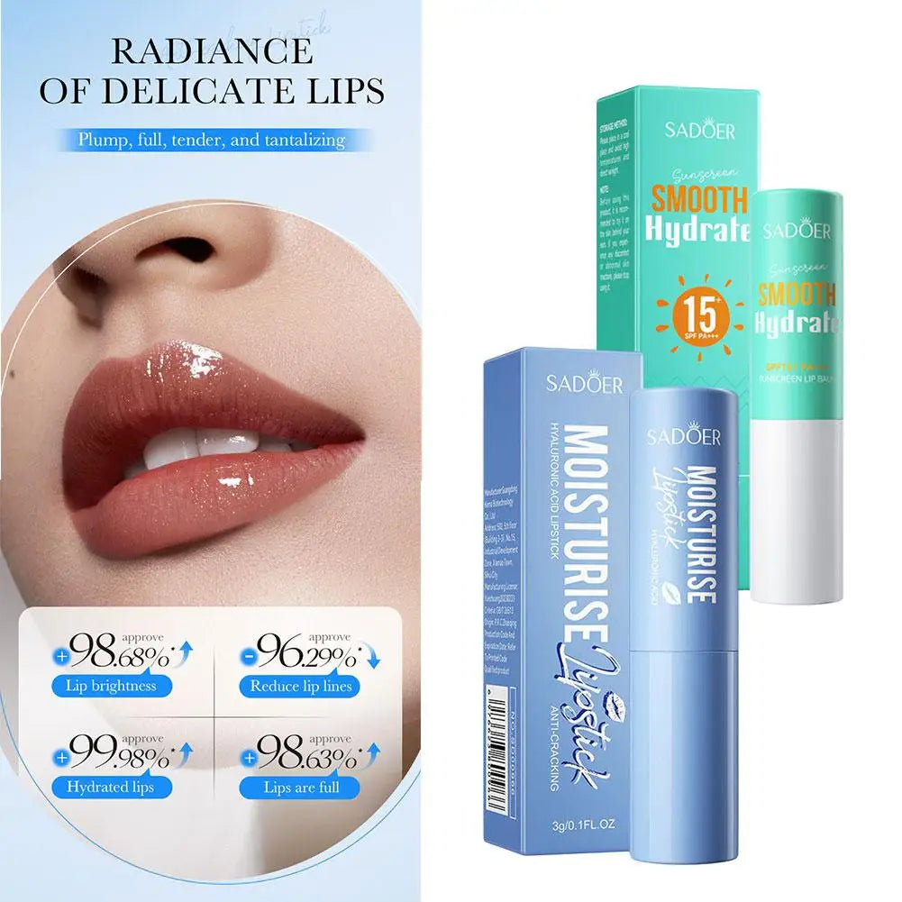 Hyaluronic Acid Lip Balm SPF15 – Moisturizing & Brightening
