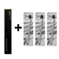 1/2/3/4pcs Advanced Luxury Adult Soft Bristle Manual Toothbrush Sensitive Gum Deep Cleaning Family Oral Care Travel Portable Oasis Select 3pcs Silver black