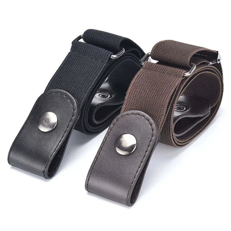 Buckle-Free Belts for Women Men Jean Pants Dress No Buckle Adjustable Stretch Elastic Waist Band Invisible Belt DropShipping Oasis Select