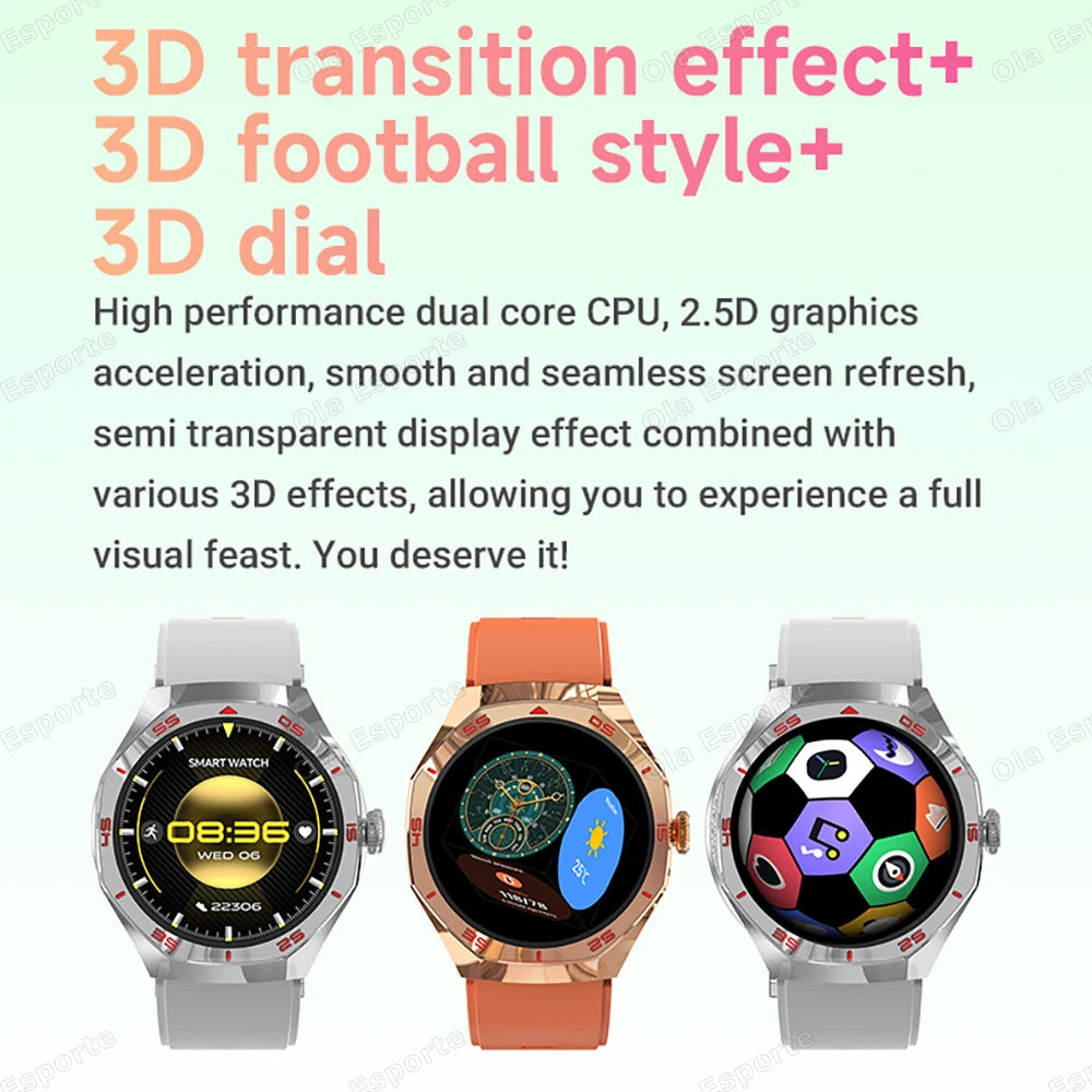 Ola Esporte 2025 Smart Watch – Bluetooth Call, Heart Rate & Fitness