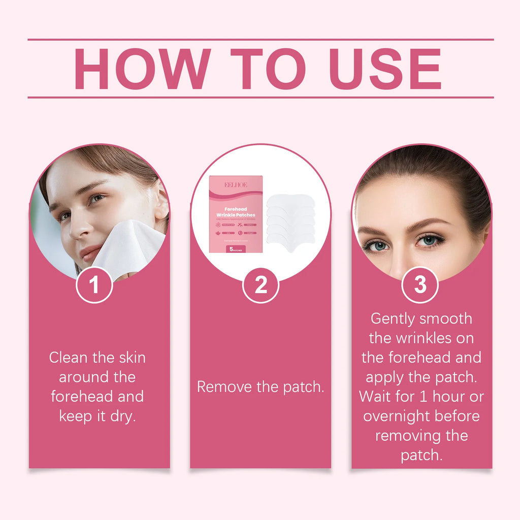 Eelhoe Forehead Care Patch – Anti-Wrinkle & Moisturizing 5pc Forehead Care Patch Oasis Select