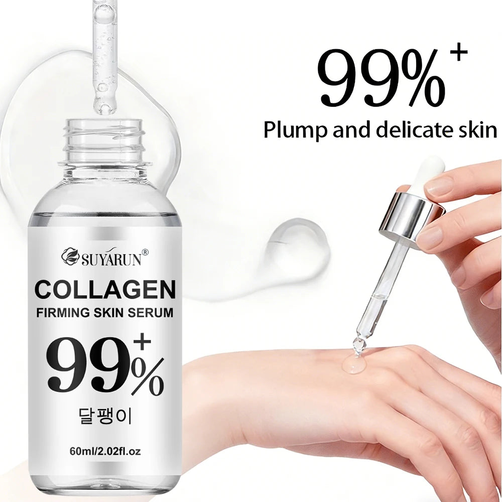 SUYARUN Collagen Firming Serum for Face - Anti-Aging & Skin Tightening Essence with Hyaluronic Acid, Fast Shipping. Oasis Select