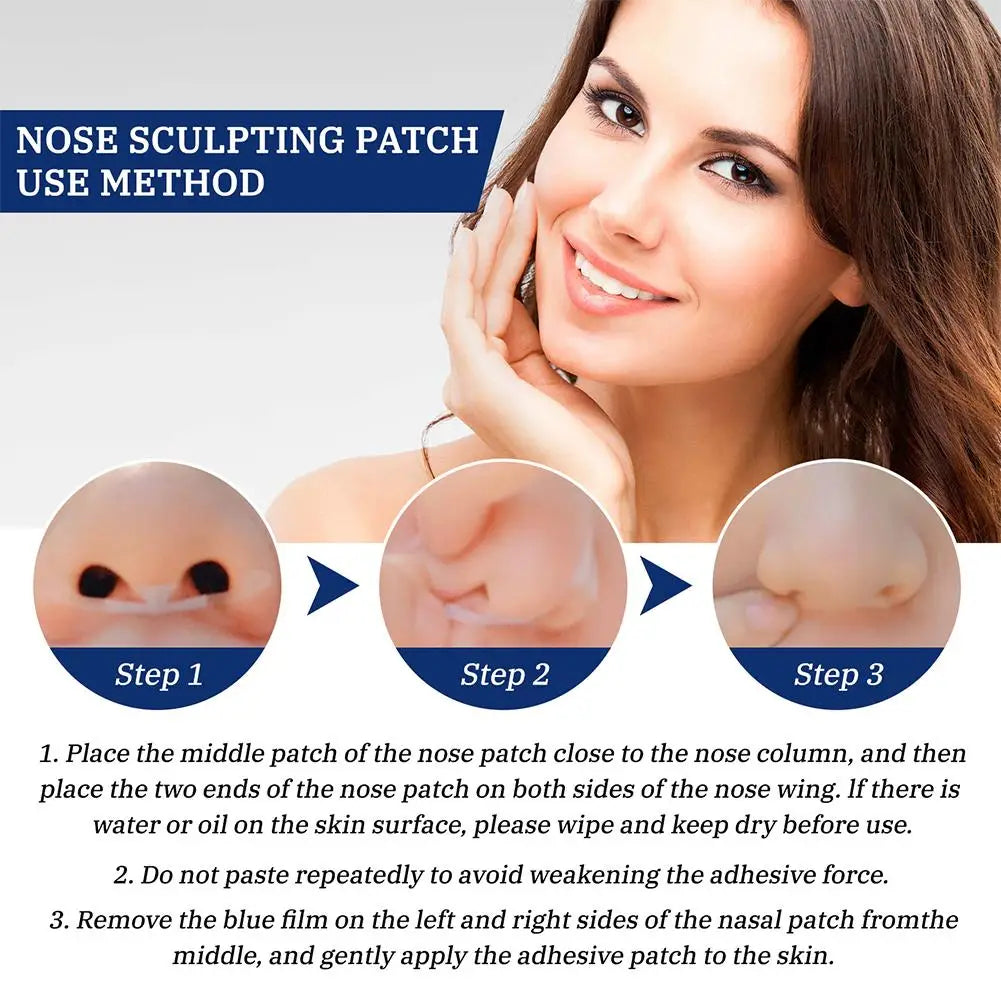 42PCs Shrinking Nose Wing Stickers Invisible Nose Shrink Patch For Cosplay Special Nose Shrink Beauty Strips Nose Shaper Lifting Oasis Select