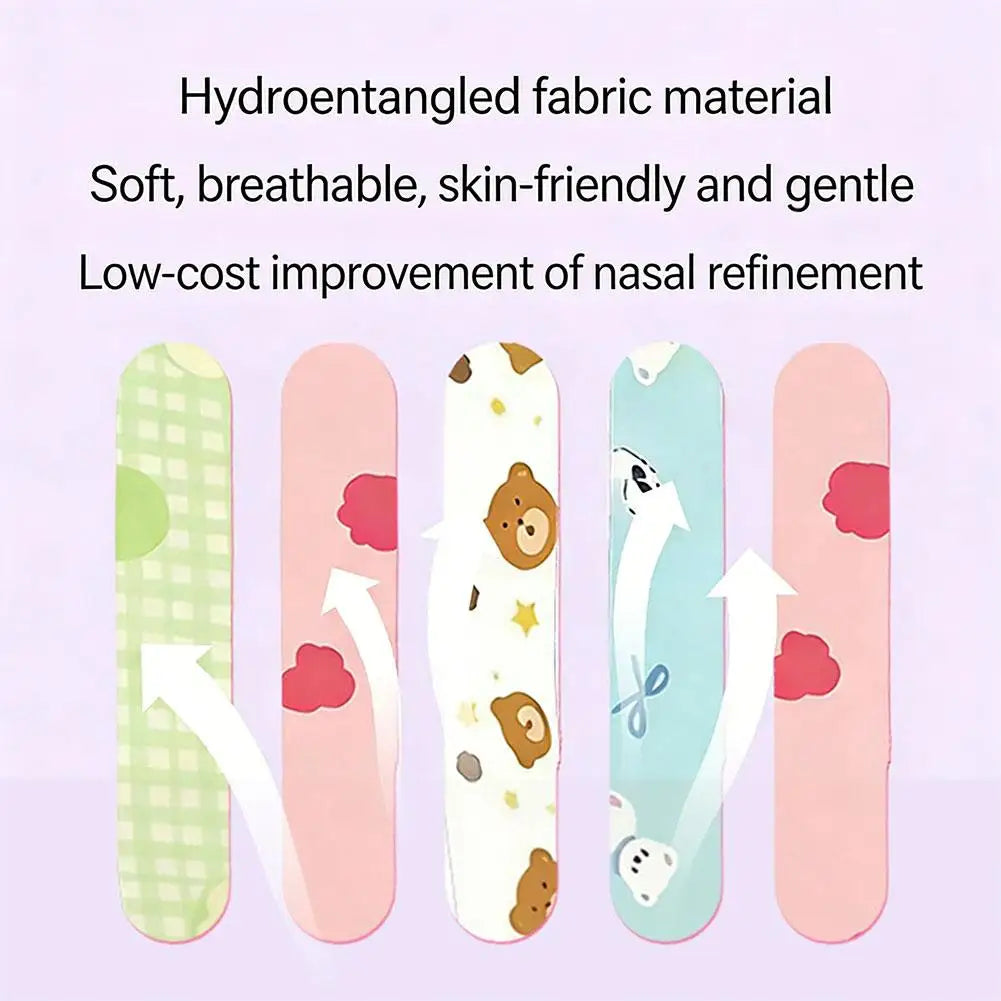 Cute Nose Lift Strips Reusable Nose Shaping Sticker Nose Up Lifting Tape For Nose Reshaping Contouring Cosmetic Tools Oasis Select