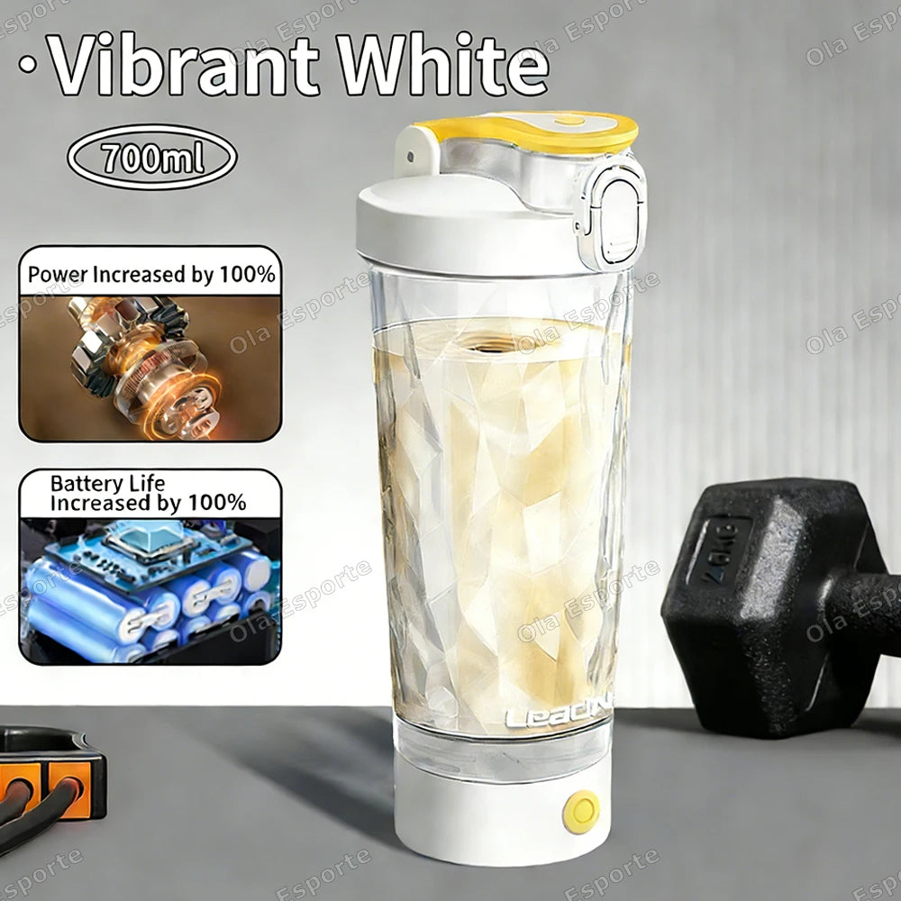 Electric Shaker Bottle 630ml USB-C Rechargeable Blender Cup