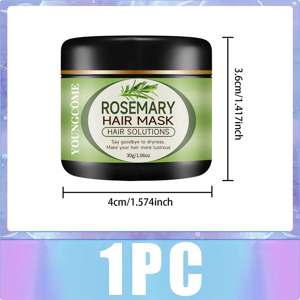 Rosemary Essential Oil Hair Mask & Nourishing Serum – YOUNGCOME Rosemary Hair Mask Oasis Select Mask 30g