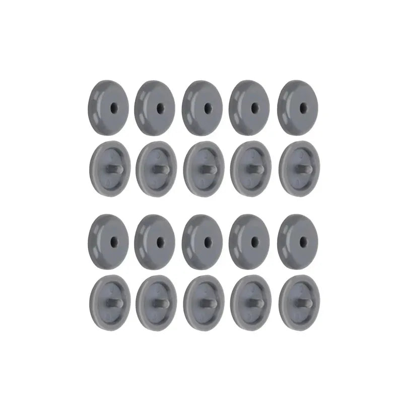 5-20pairs Car Safety Seat Belt Limit Buckle Clip Retainer Seatbelt StopButton Black Gray Beige Button Auto Interior Accessories Oasis Select 10pairs gray