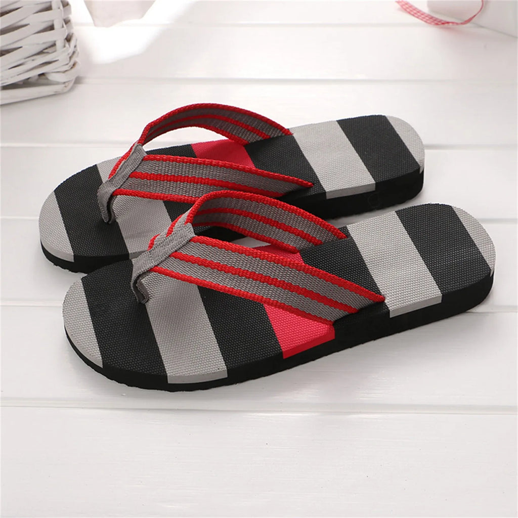 New Men's Slippers Men Summer Shoes Mixed Colors Sandals Male Slipper Indoor and Outdoor Flip Flops Casual Beach Shoes for Man Oasis Select Gray 40