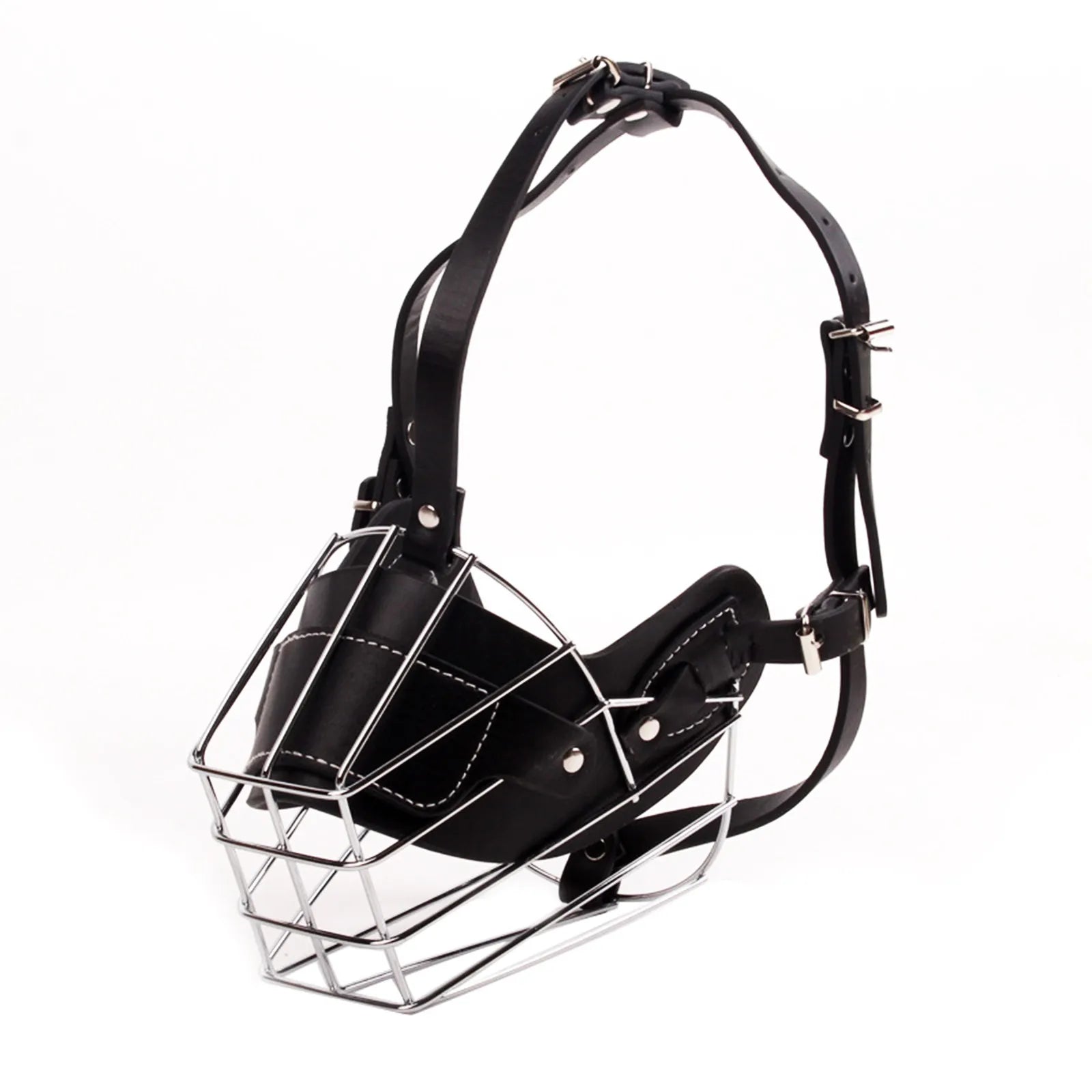 Dog Anti-Bite Metal Muzzle – Adjustable Breathable Basket Dog Basket Muzzle Oasis Select