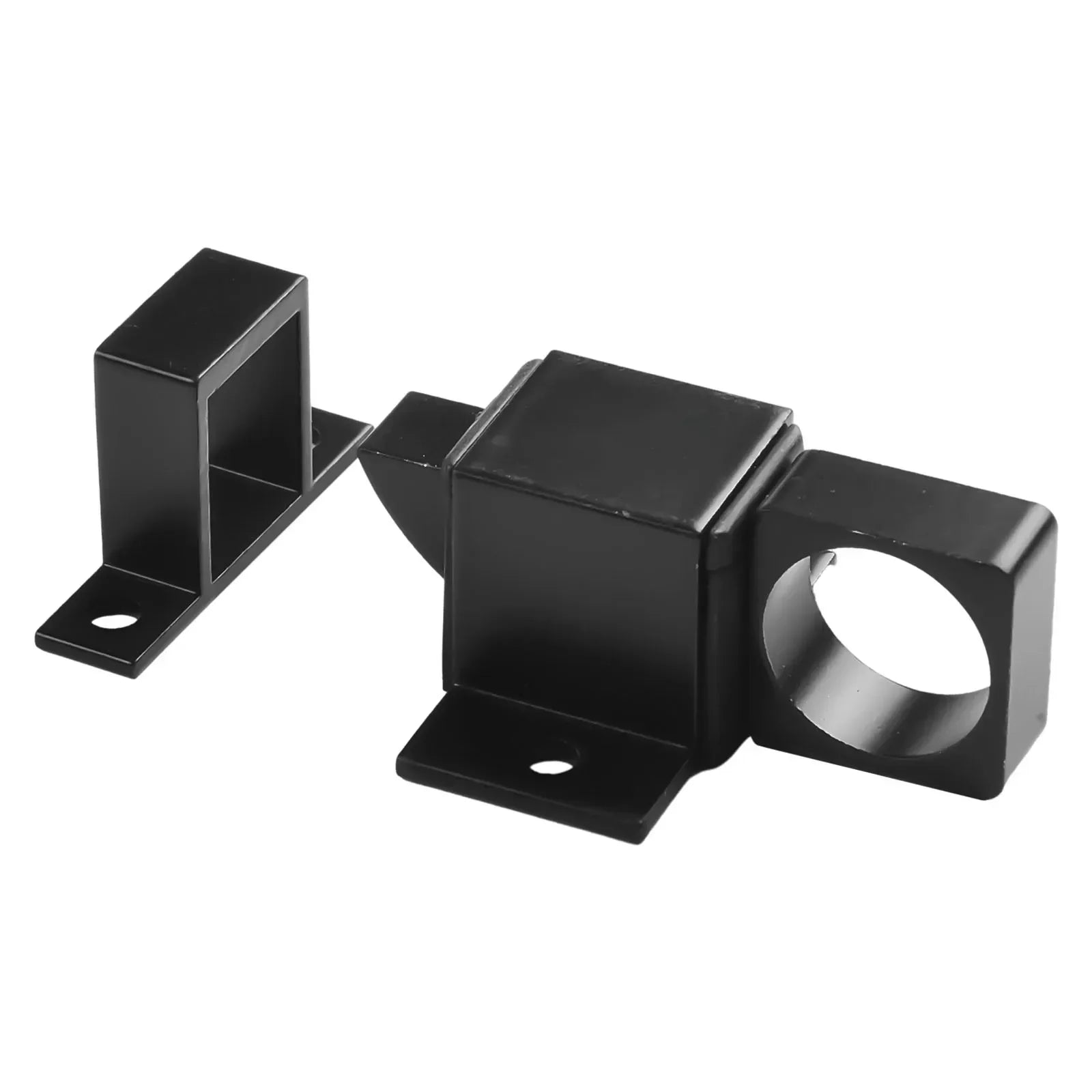 AAAAA AluminumAlloyBlack/Gray Window Gate Security Pull Ring Spring Bounce DoorBoltAutomatic Latch Lock Black Grey Window Oasis Select Black China Mainland