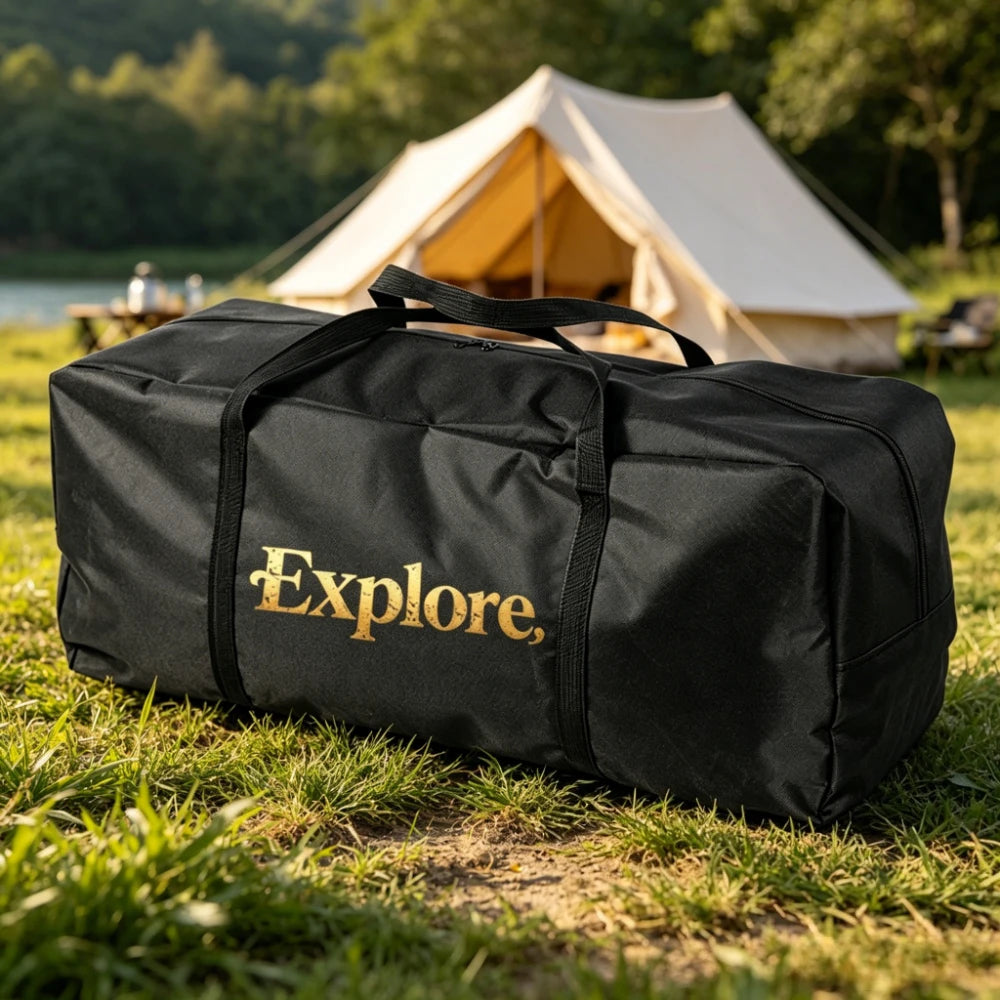 Heavy Duty 600D Oxford Waterproof Storage Bag Portable Camping Tent Fishing Travel Duffle Bag With Thick Handle Oasis Select