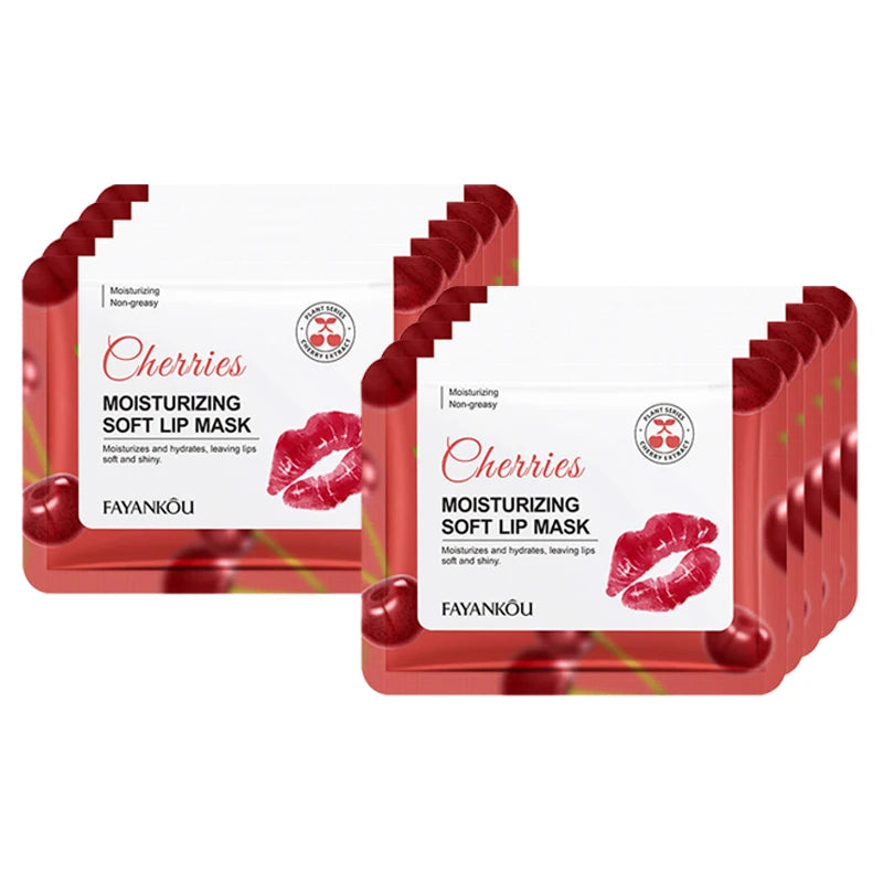 Crystal Collagen Lip Mask – Hydrating & Plumping Patches Collagen Lip Mask Oasis Select Cherry 10pcs