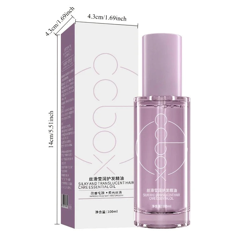 100ml hair care essential oil, dry hair, long-lasting fragrance and smooth essential oil, for girlfriends and mothers on holiday Oasis Select