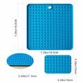 Mat For Dogs Cats Slow Food Bowls Silicone Pets Feeding Lick Pad Pet Slow Feeder Anxiety Food Container Lickimat for Dogs Puppy Oasis Select 1pc blue square