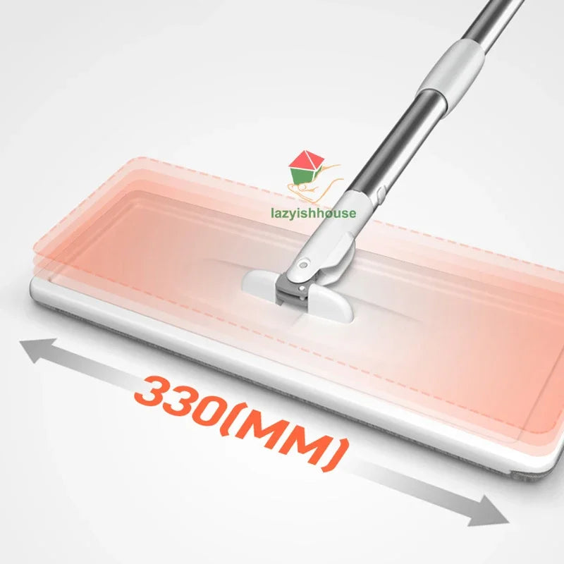 Flat Squeeze Mop with Bucket – 360° Rotating Microfiber Floor Mop & Bucket Set Oasis Select
