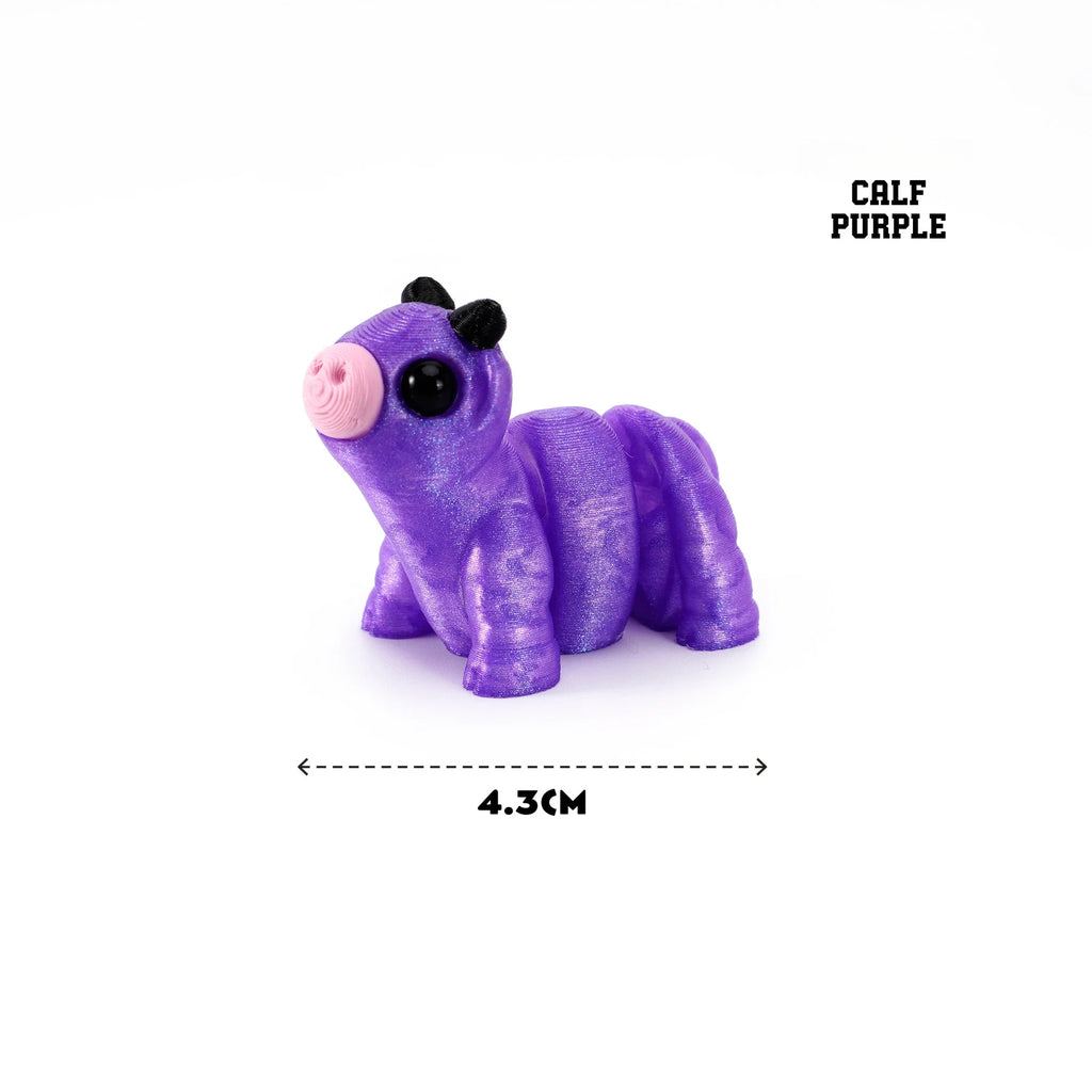 3D Printed Mini Animals Multi-Joint Rotatable Fidget Toys Office Desk Decoration Home Decor Animal Model Figurine Kid Gift 피규어 Oasis Select cow