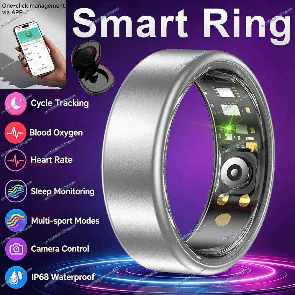R09 Smart Ring – Heart Rate, SpO2 & Sleep Tracker | 5ATM