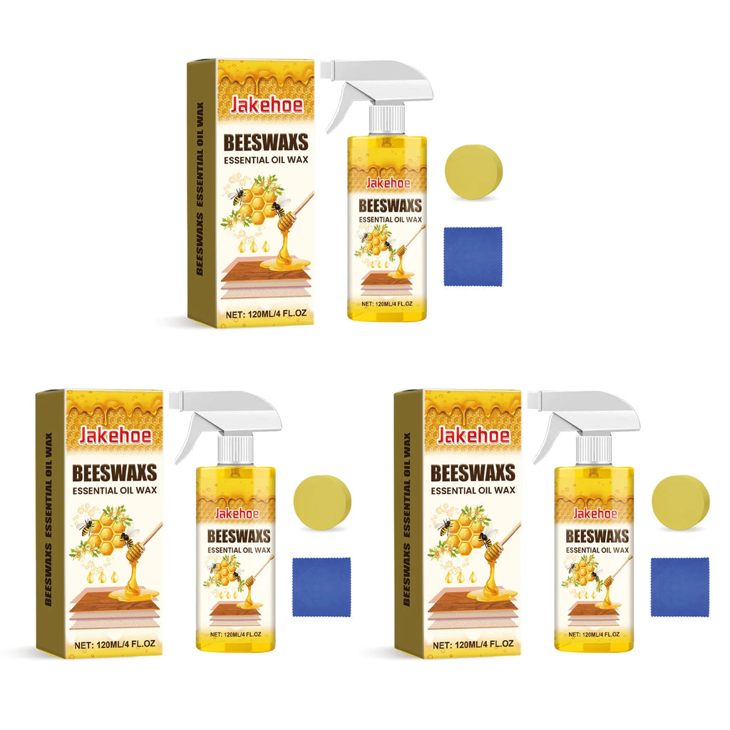 Natural Beeswax Furniture Polish Spray | Wood Care & Shine