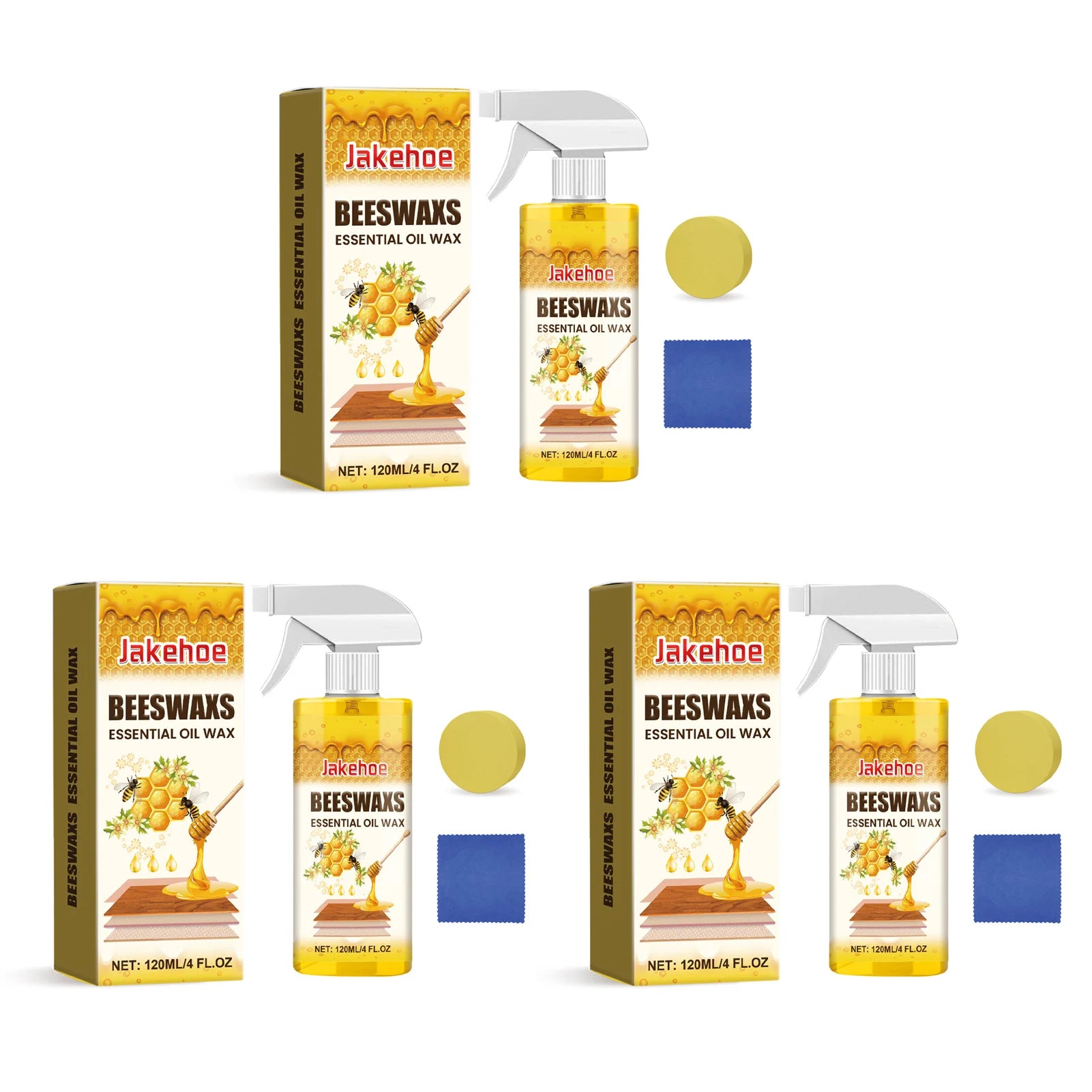 Natural Beeswax Furniture Polish Spray | Wood Care & Shine