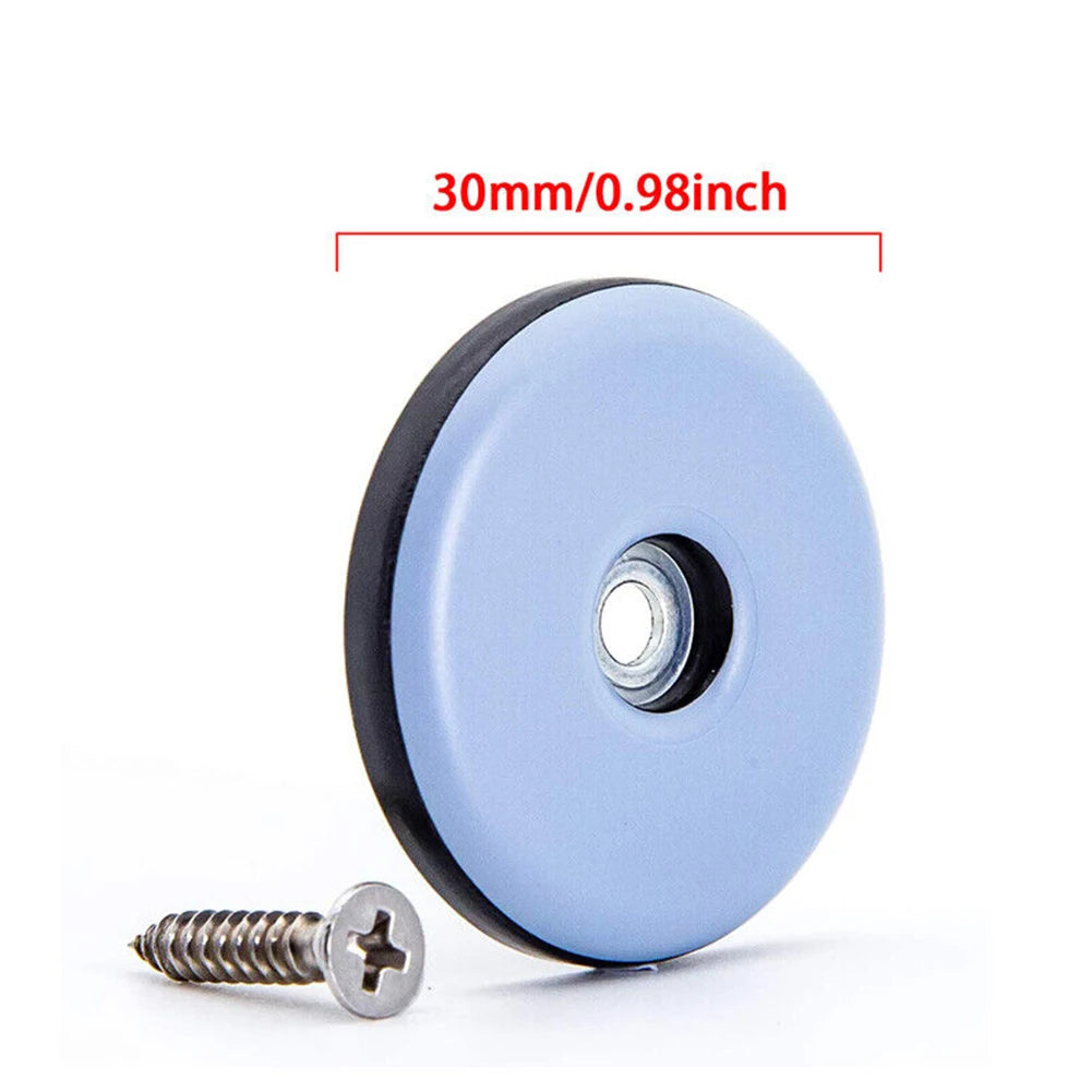 20pcs Furnitures Glides With Screws PTFE For Sofa Bed Table Couch Dining Chairs Heavy Duty Furnitures Feet Sliders Oasis Select 30mm