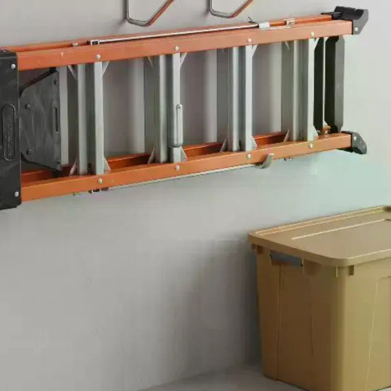 Ladder Storage Holder Hanger Heavy Duty Wall Mounted Garage Rack for Stroller Ladder Umbrella Patio Tools Easy Mount Oasis Select