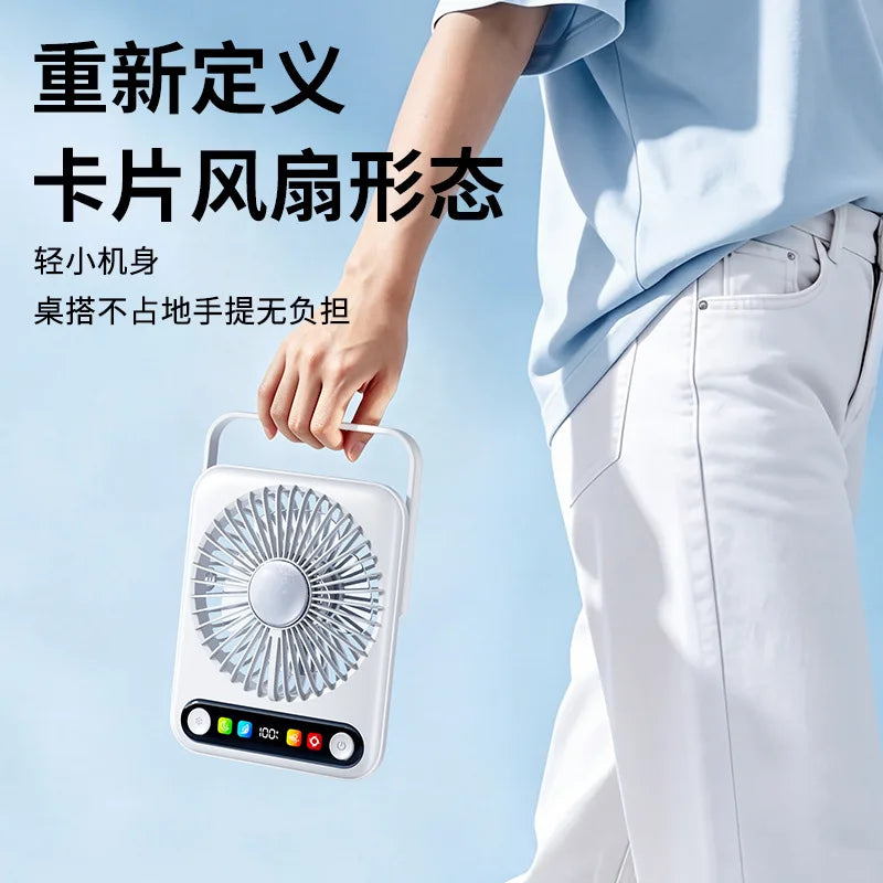 Silent USB Desktop Mini Fan – Wall-Mountable, 1W Compact