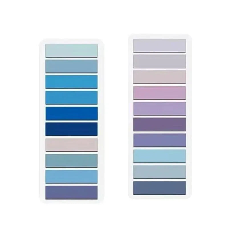 1/2Pcs 200 Sheets Colorful Sticky Notes Memo Pad Self Adhesive Label Note Bookmarks Notepad School Office Stationery Supplies Oasis Select Mix-2pcs 6