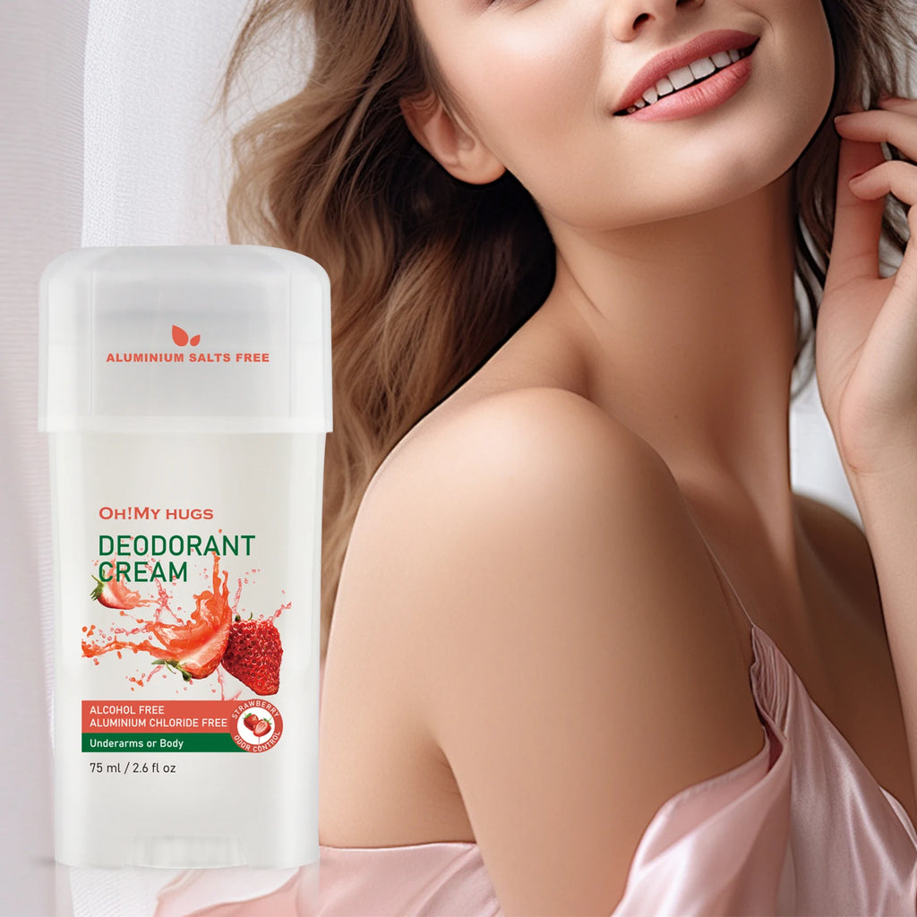 YURHERSU Strawberry Underarm Deodorizing Cream 75ml Unisex Deodorant Cream Oasis Select Default Title