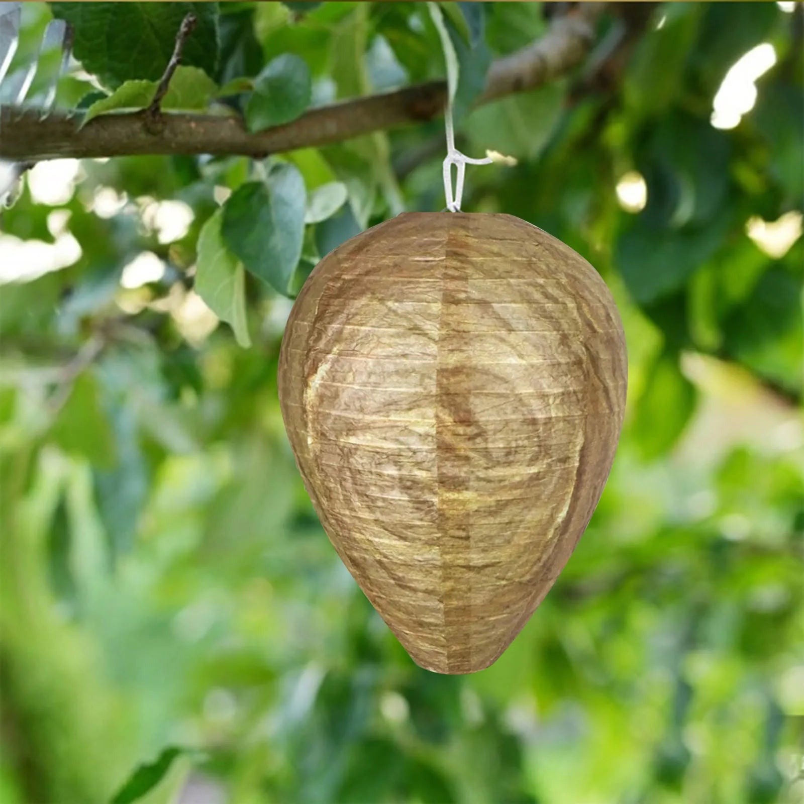 Hanging Wasp Nest Decoy – Waterproof Fake Beehive Deterrent Wasp Nest Decoy Oasis Select