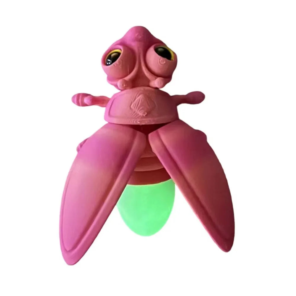 3D Printed Glow-in-the-Dark Firefly Figurine | Desk Decor