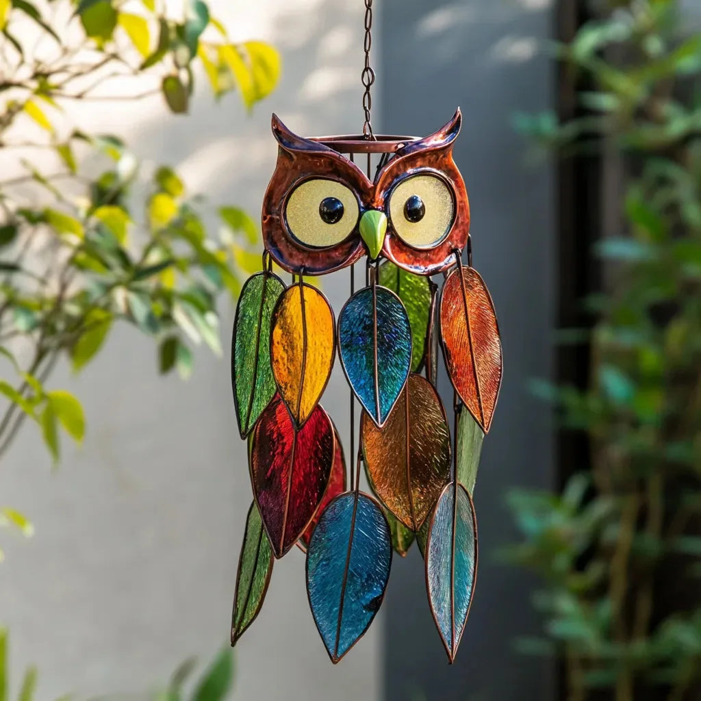 Acrylic Colorful Owl Hangings Home Bedroom Window Hanging Decorations Sun Catcher Acrylic Suncatcher Crafts Oasis Select