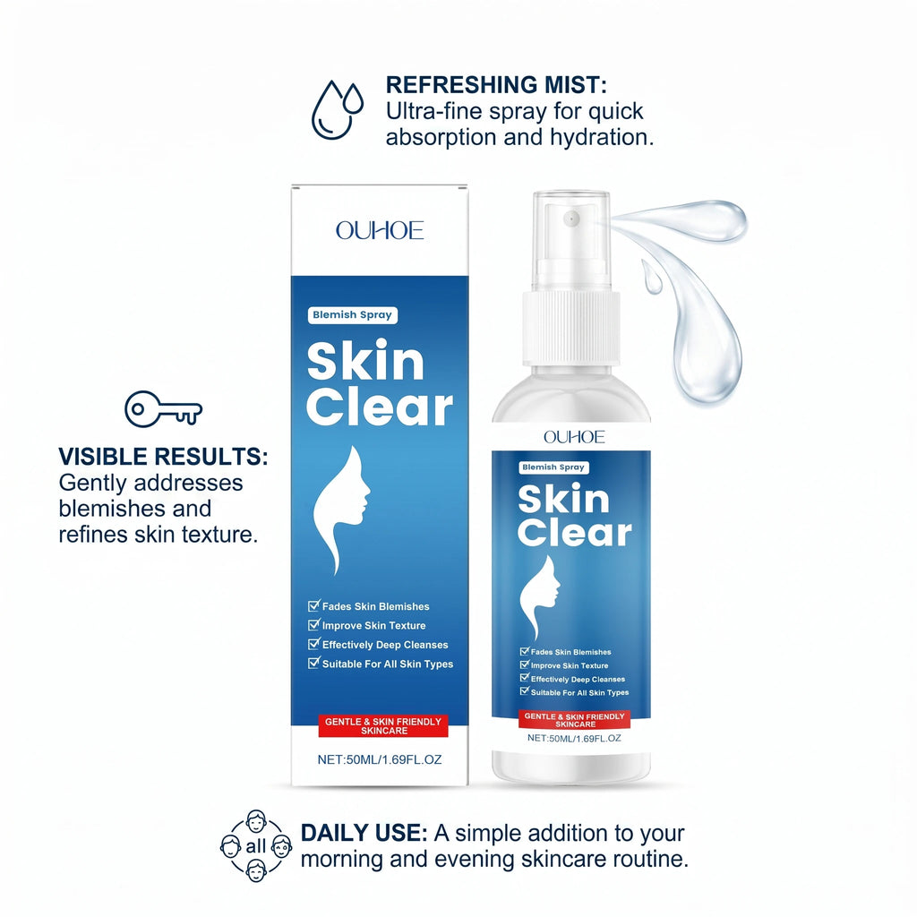Ouhoe Blemish Clear Spray – Fade Spots & Smooth Skin