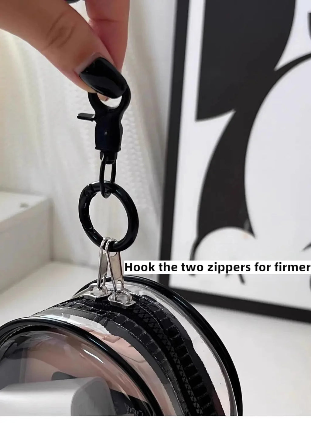 Mini Clear Zipper Storage Bag – Cable & Earphone Organizer