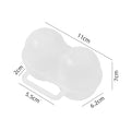 2-Cell Portable Egg Carrier Box – Travel & Fridge Egg Case Egg Storage Container Oasis Select 1pc