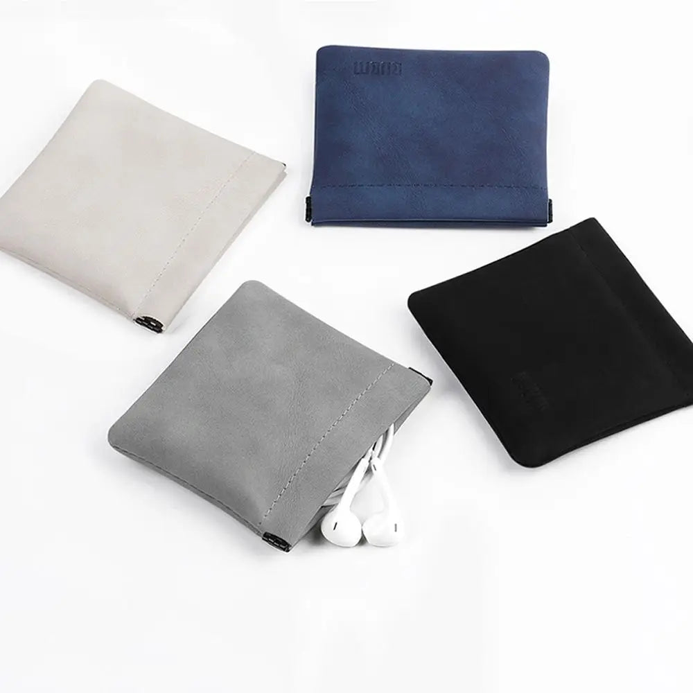 Earphones Storage Bag USB Data Cable Organizer Headphone Accessories memory Card Pouch Mini Purse Coin Key Bag Oasis Select