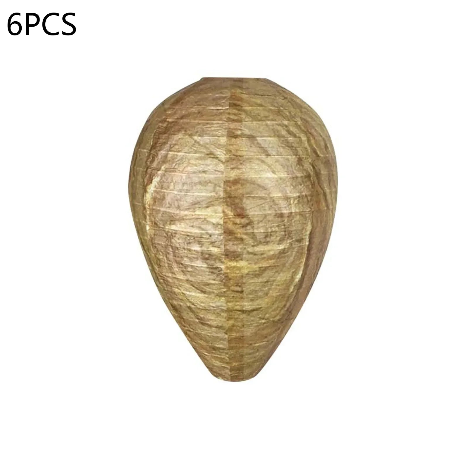 Hanging Wasp Nest Decoy – Waterproof Fake Beehive Deterrent Wasp Nest Decoy Oasis Select 6PCS