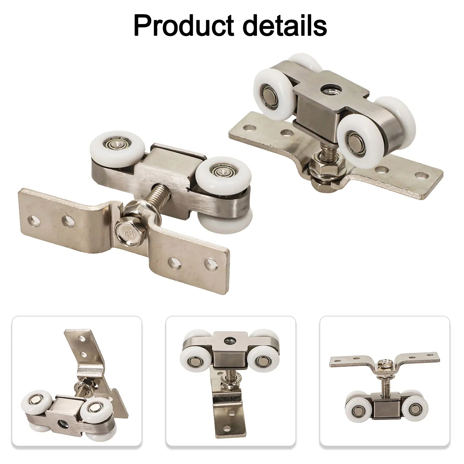 Sliding Door Track Rail & Pulley Hardware Set – Silent (1 Pair) Sliding Door Hardware Oasis Select