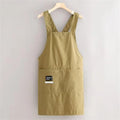 Household Apron Men Women Japanese Apron Barber Coffee Workwear Oil-proof Waterproof Restaurant Waiter Kitchen Cooking Apron Oasis Select Khaki