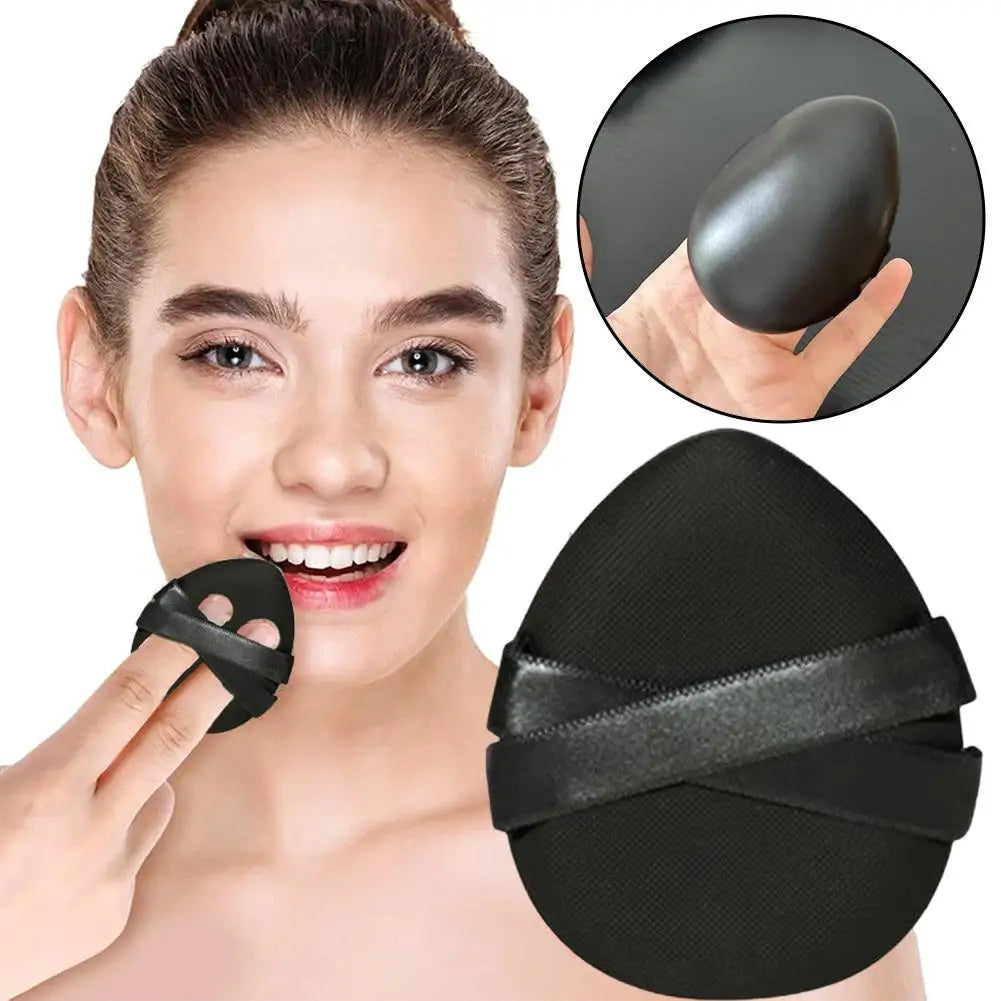 Black Makeup Sponge – Wet & Dry Powder Puff for Full Coverage Makeup Sponge Puff Oasis Select