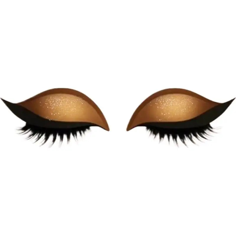 2 In 1 Eyeshadow Party Makeup Easy Use Reusable Self Adhesive With Eyelash Waterproof Eyeliner Sticker Cosmetic Oasis Select A China