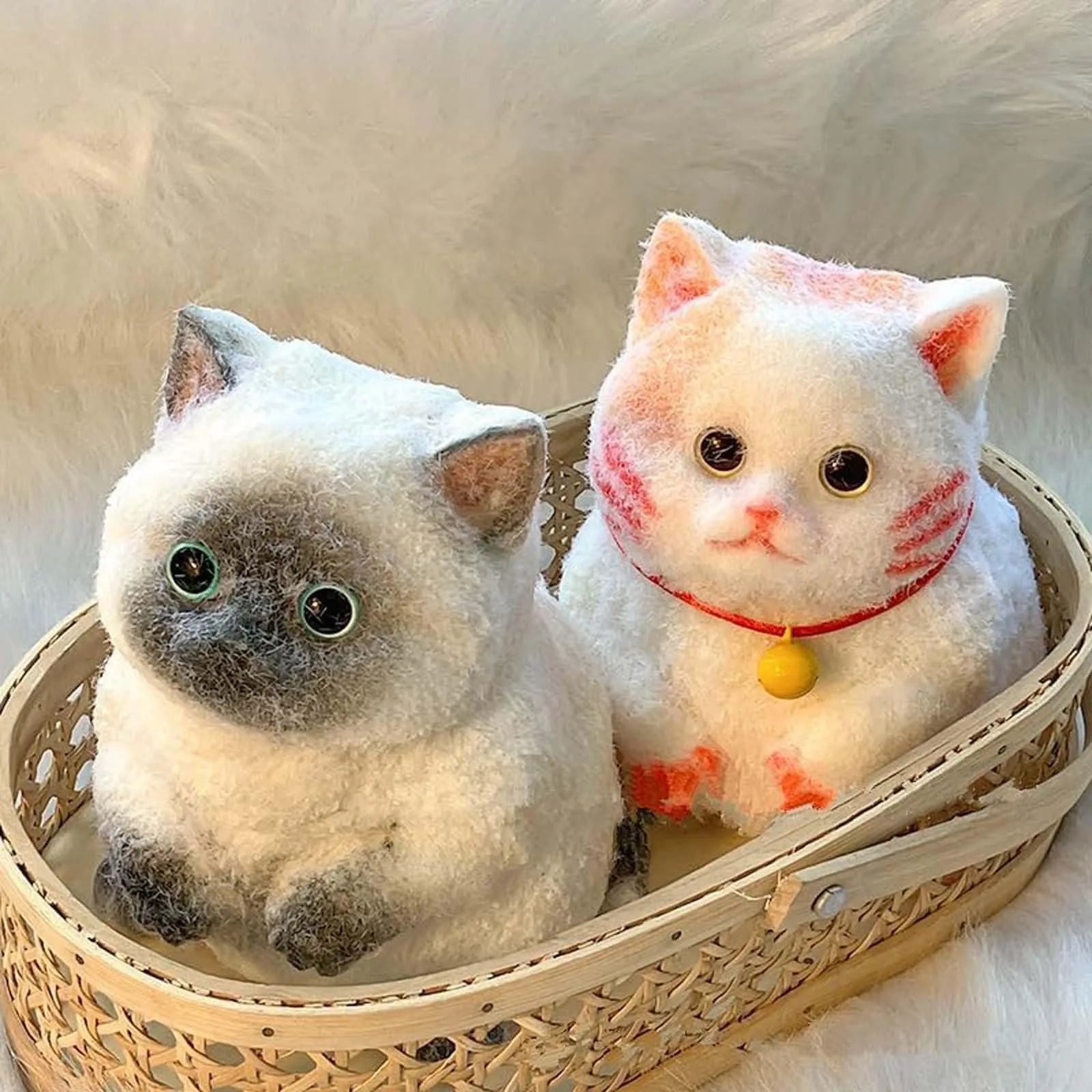 Taba Cute Chubby Cat Orange Cat Plush Soft Sticky Girl Kids Birthday Gift Fidget Toy Pet Ornaments Gifts Oasis Select