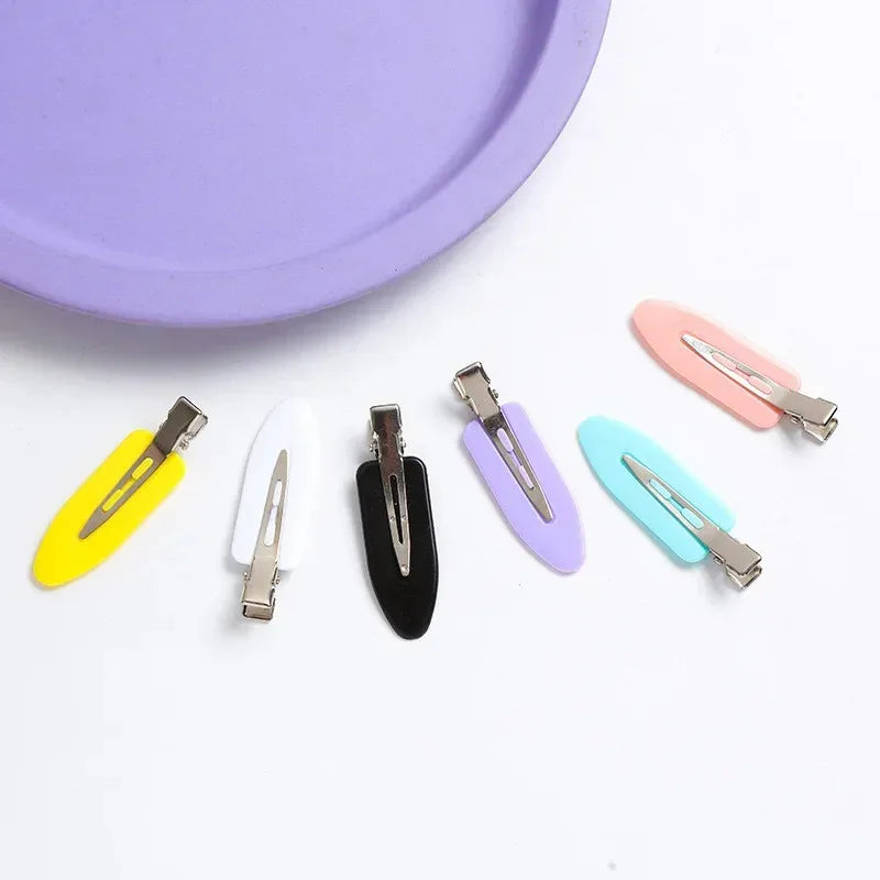 4/8/12pcs No Bend Seamless Hair Clips Side Bangs Barrette Makeup Washing Face Accessories Women Girls Styling Hairpins Oasis Select