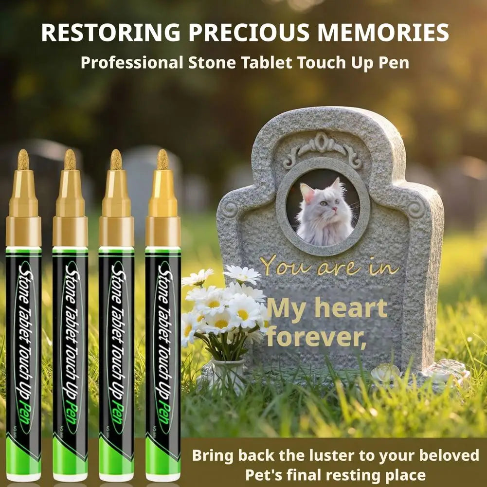 Tombstone Marker Pen Set – Waterproof Grave Inscription Pens