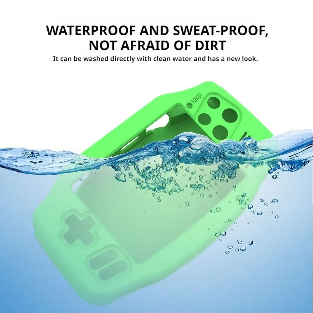 Silicone Case for Anbernic RG34XX – Drop Protection + Lanyard
