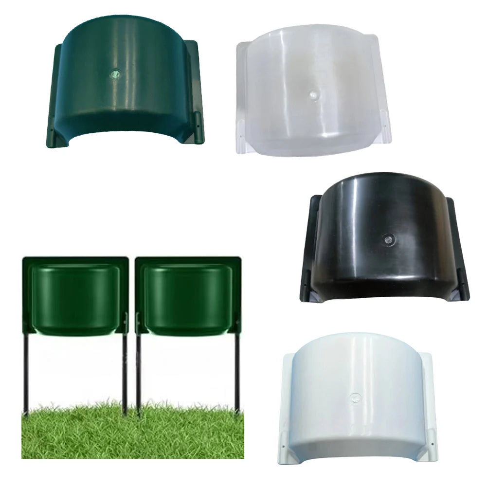 4 Pcs Sprinkler Guards PP Material Splashproof Shield For Irrigation System Lawn Garden Water Conservation Protection Cover Oasis Select